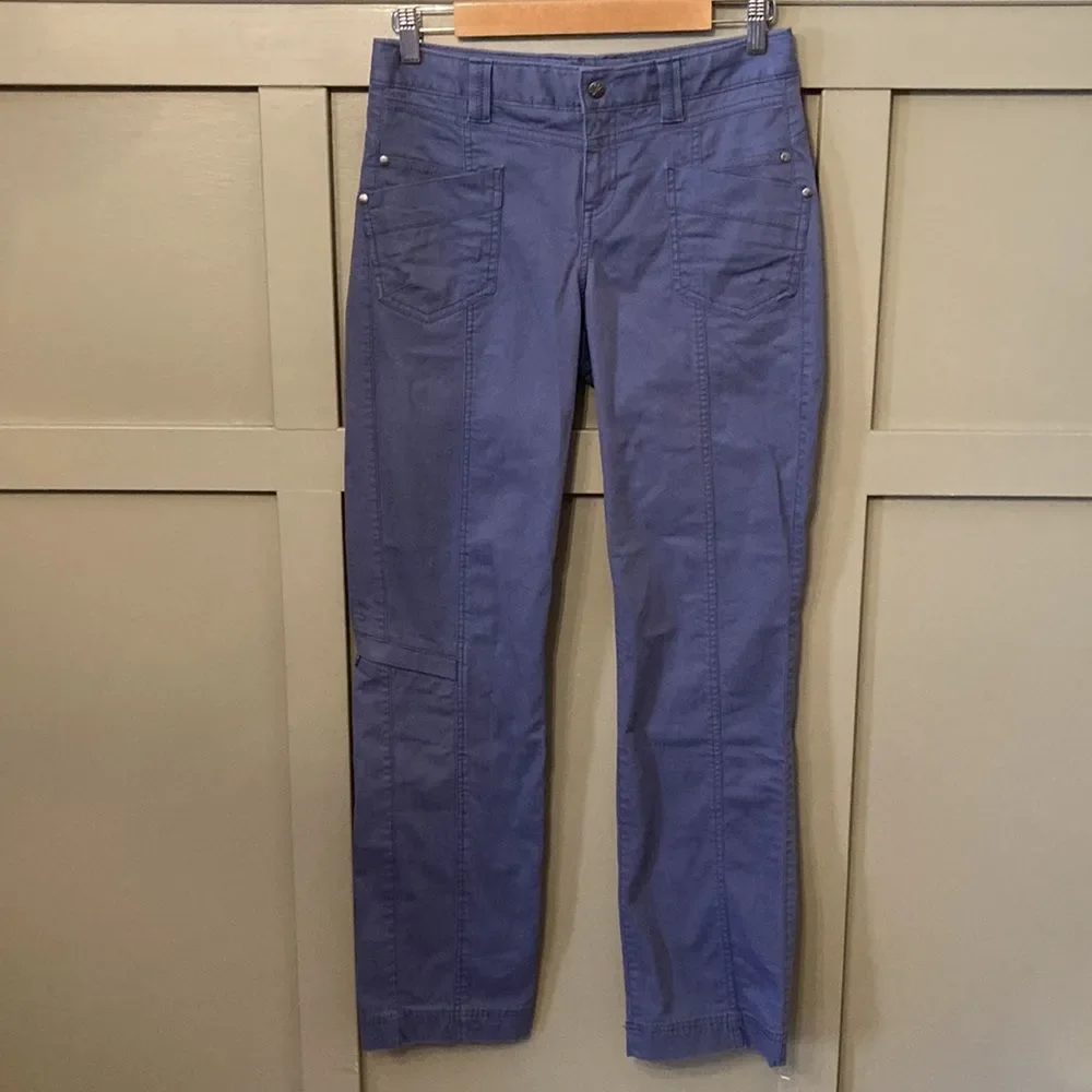 ATHLETA Park Meadows Casual Cargo Pants in Deep Sea Blue Size 2